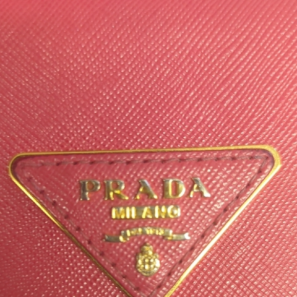 Prada Pink Saffiano Leather Wallet - Picture 10 of 16